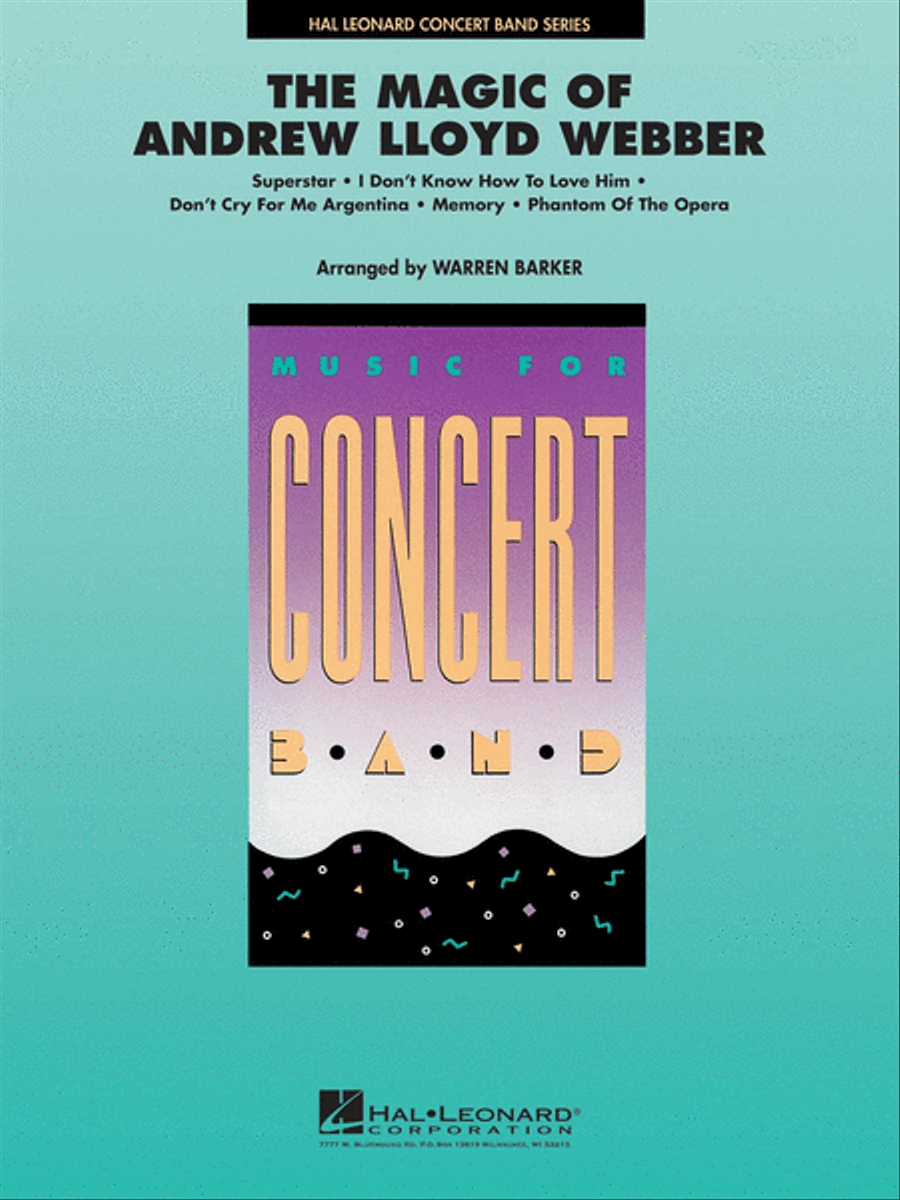 The Magic of Andrew Lloyd Webber Concert Band scores gallery preview page 1