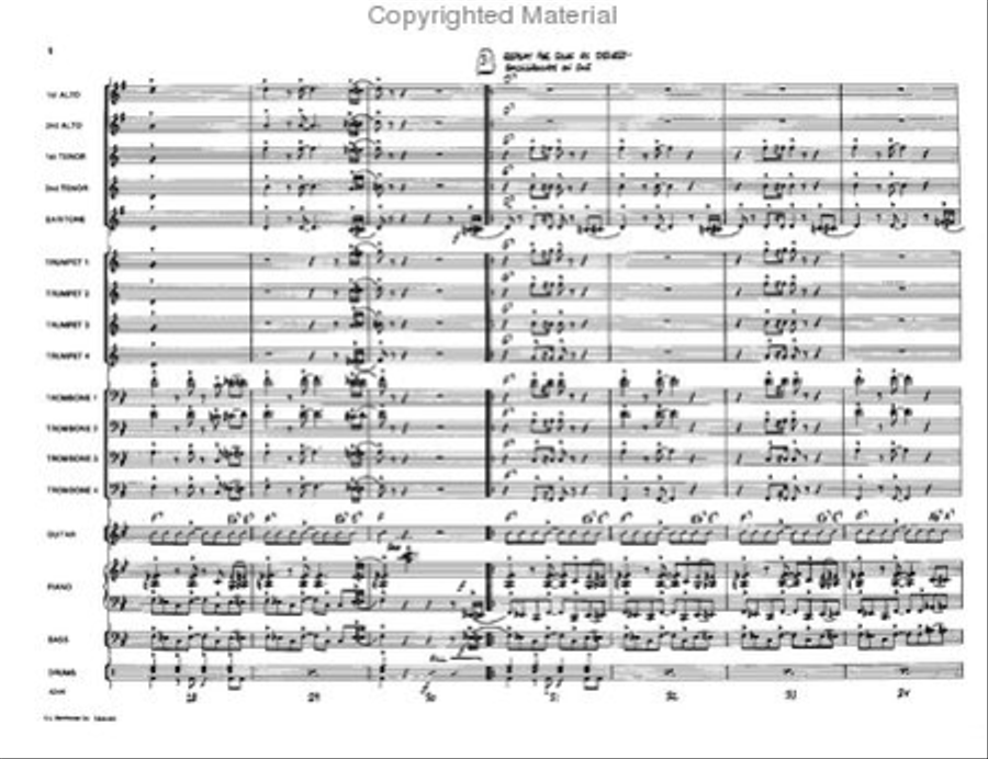 Return of the Cheetah Jazz Ensemble scores gallery preview page 6