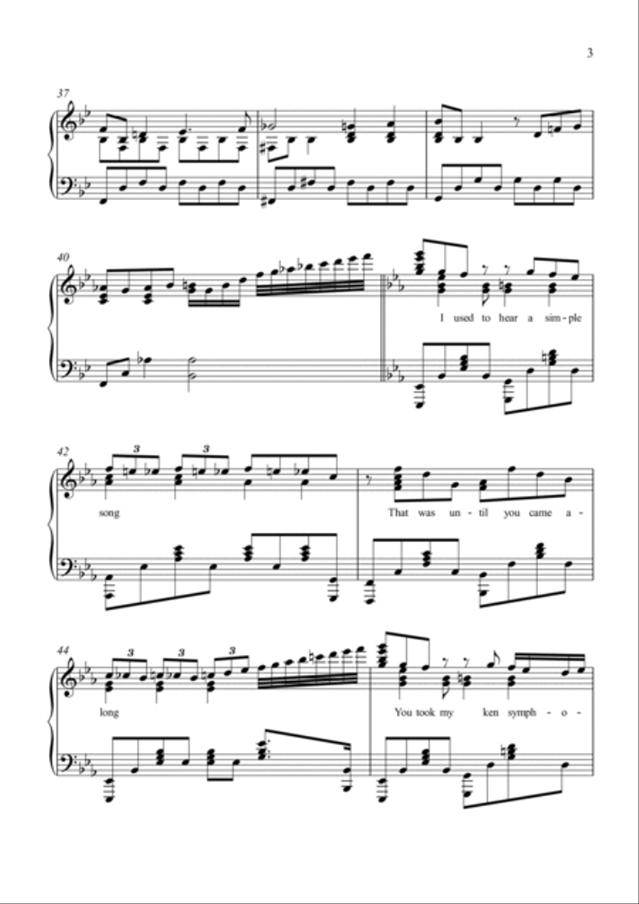 I Hear A Symphony Voice scores gallery preview page 3