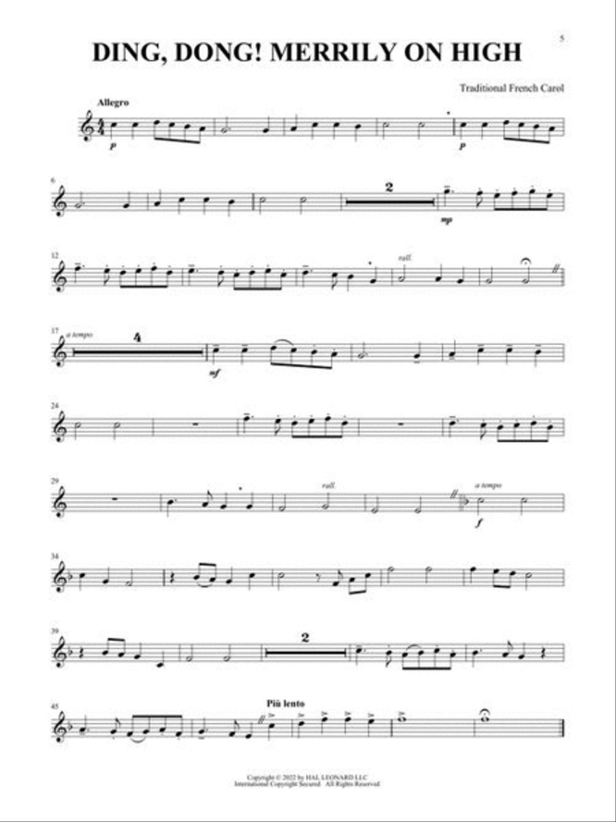 Canadian Brass Christmas Quartets Brass Quartet scores gallery preview page 5