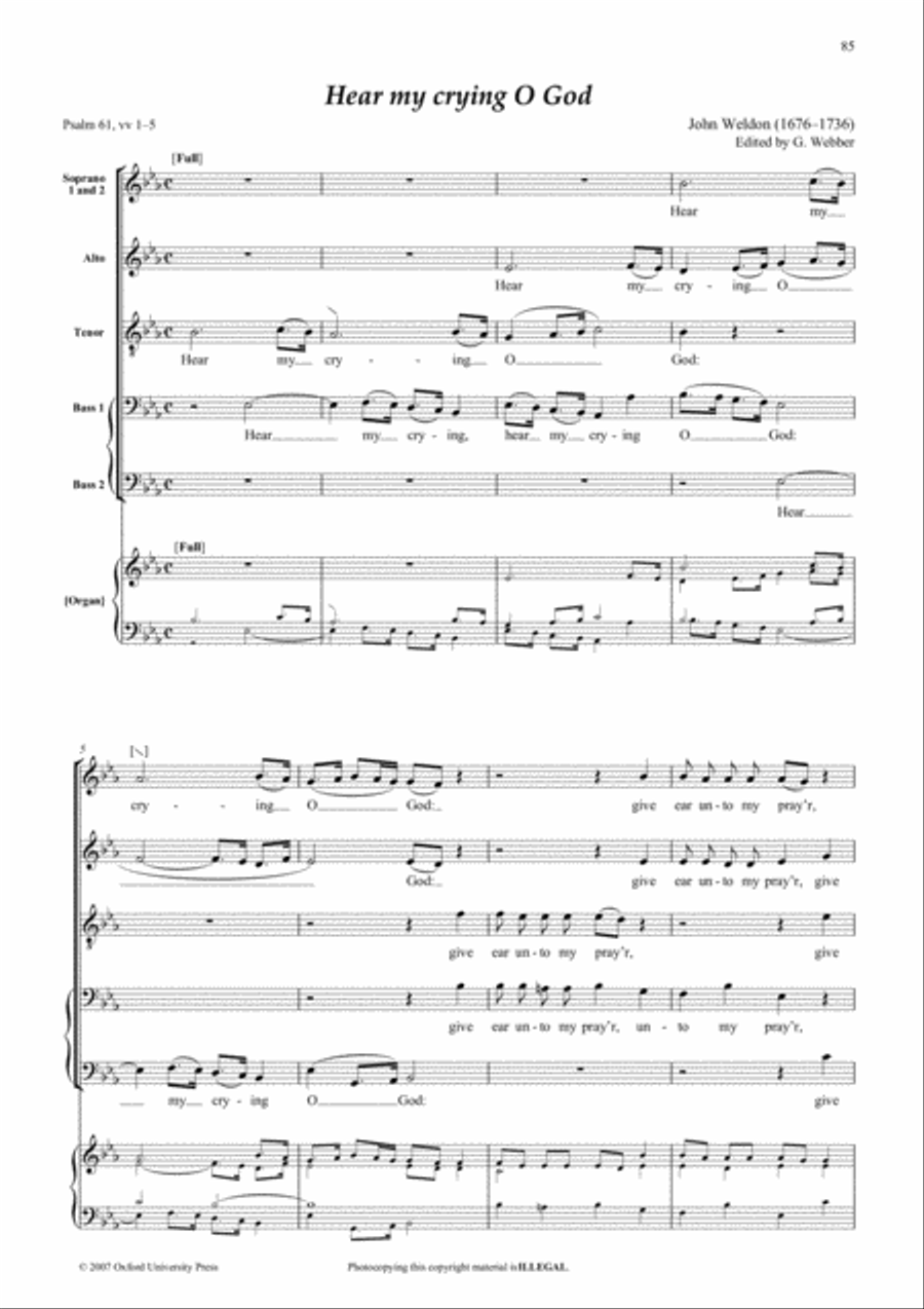 The Restoration Anthem Volume 2 1688-1714 Divisi scores gallery preview page 10
