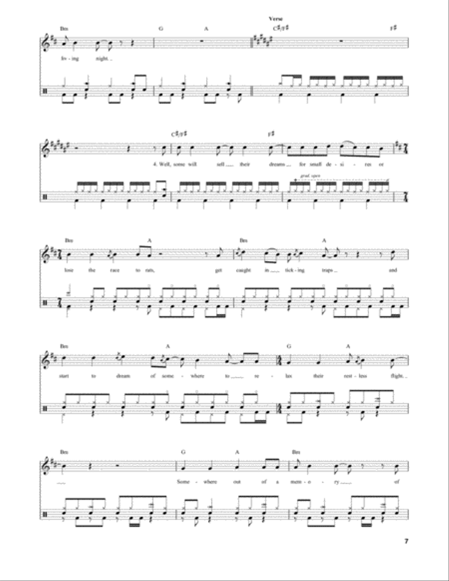 Subdivisions Drum Set scores gallery preview page 7