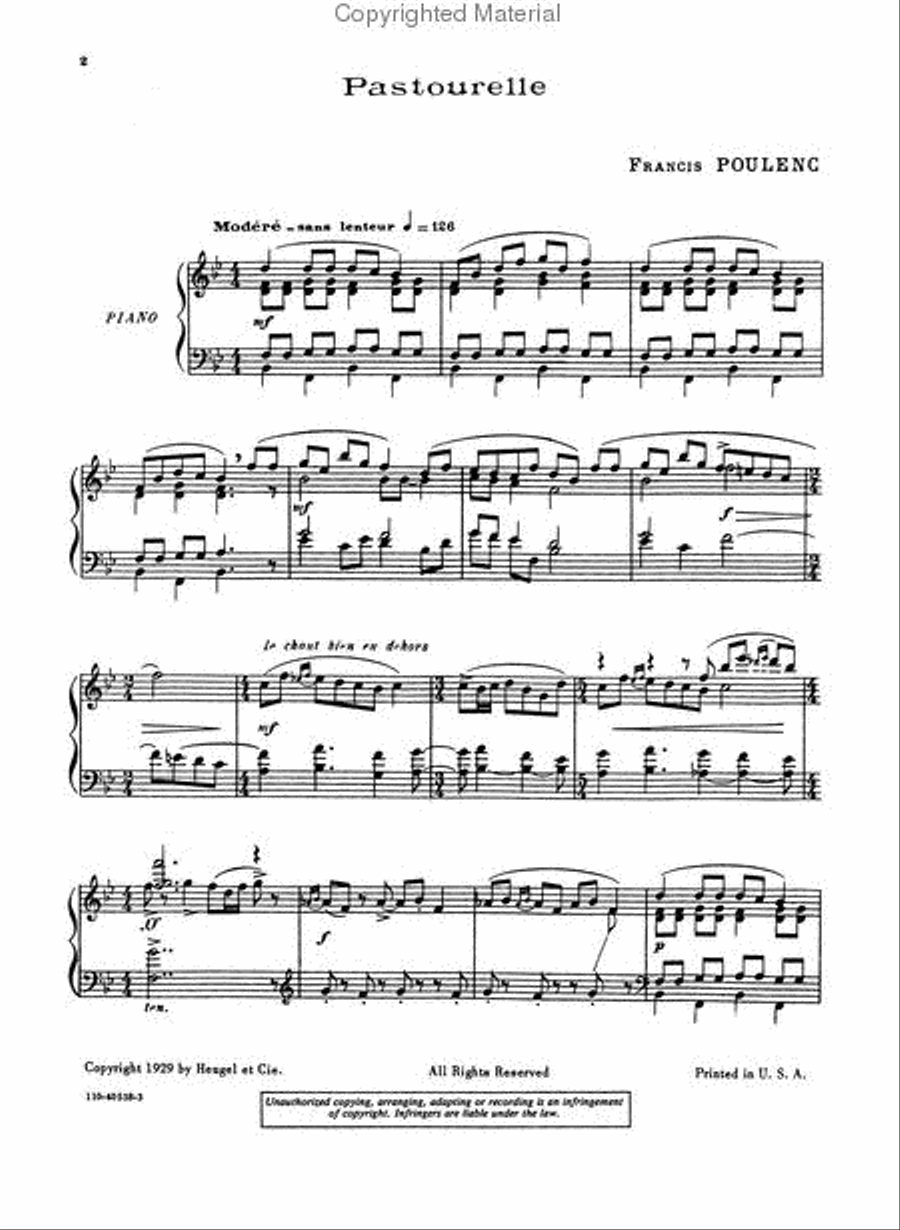 Pastourelle Pastourelle Chamber Music scores gallery preview page 2