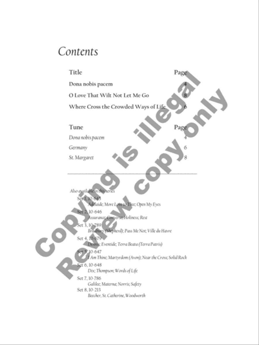 Prayerful Preludes, Set 9 Organ scores gallery preview page 8