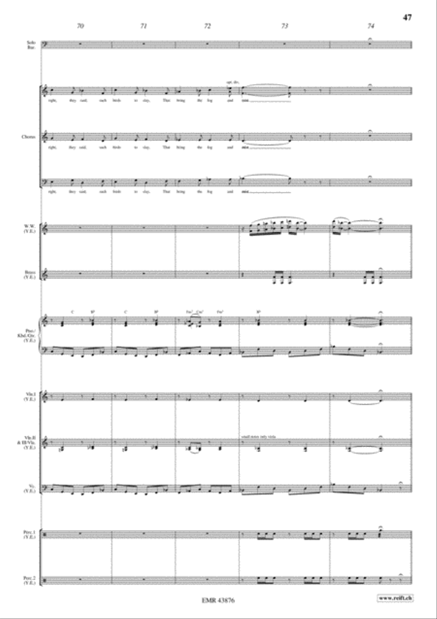 The Rime Of The Ancient Mariner Orchestra scores gallery preview page 17
