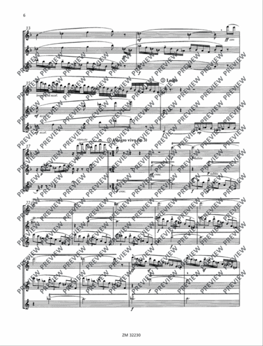 I tre virtuosi Flute Trio scores gallery preview page 7
