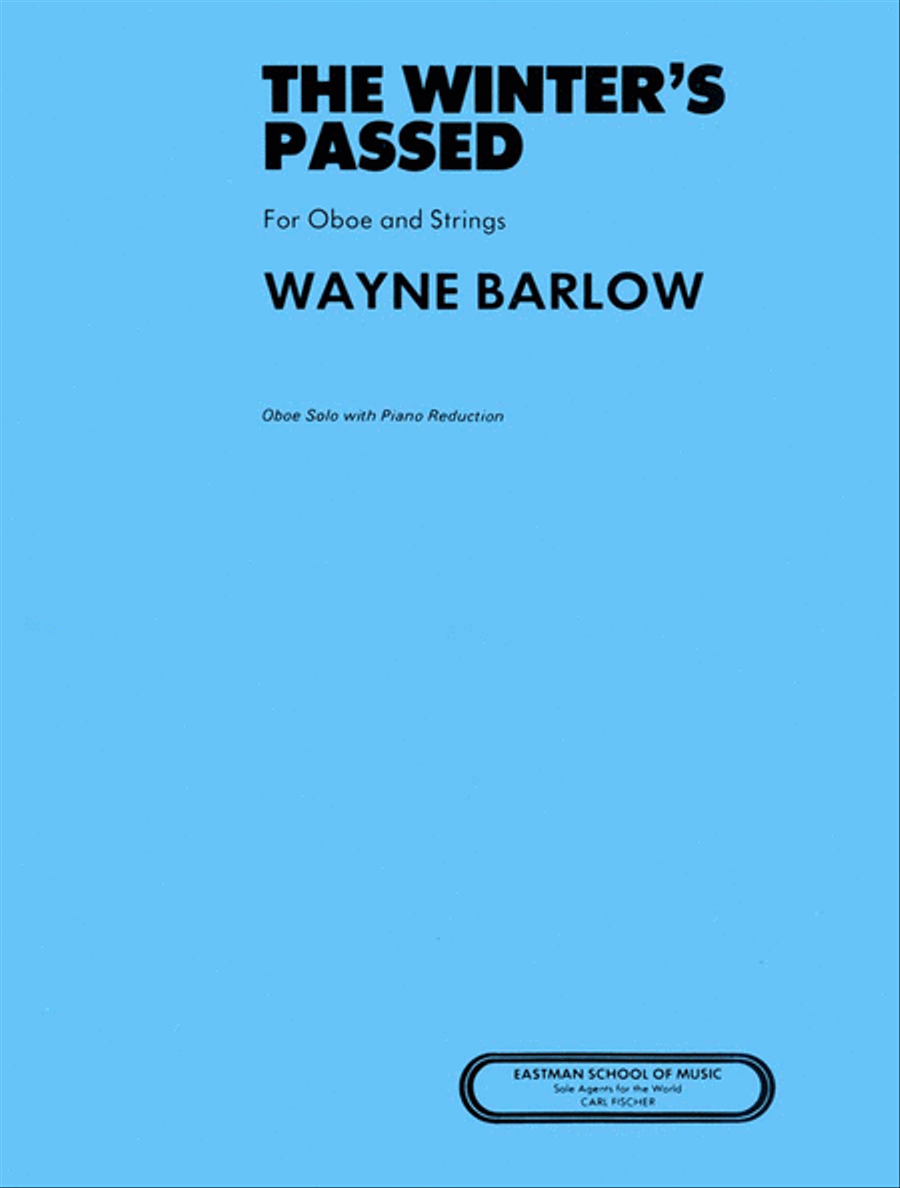 The Winter's Passed The Winter's Passed Piano Accompaniment scores gallery preview page 1