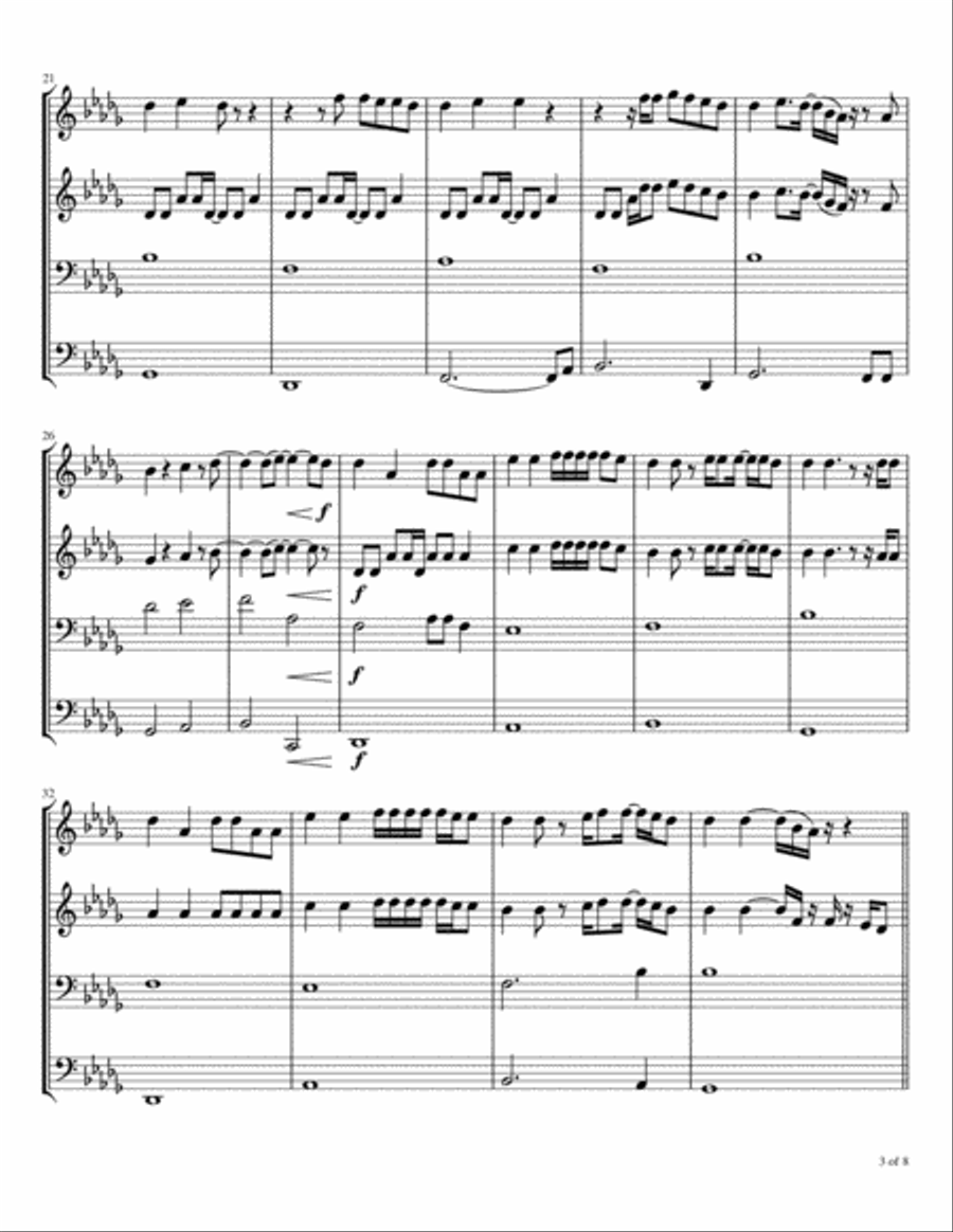 Resurrection Power Brass Ensemble scores gallery preview page 4