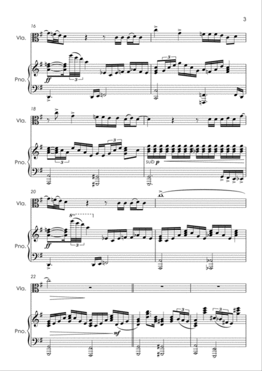 Life On Mars Viola scores gallery preview page 5