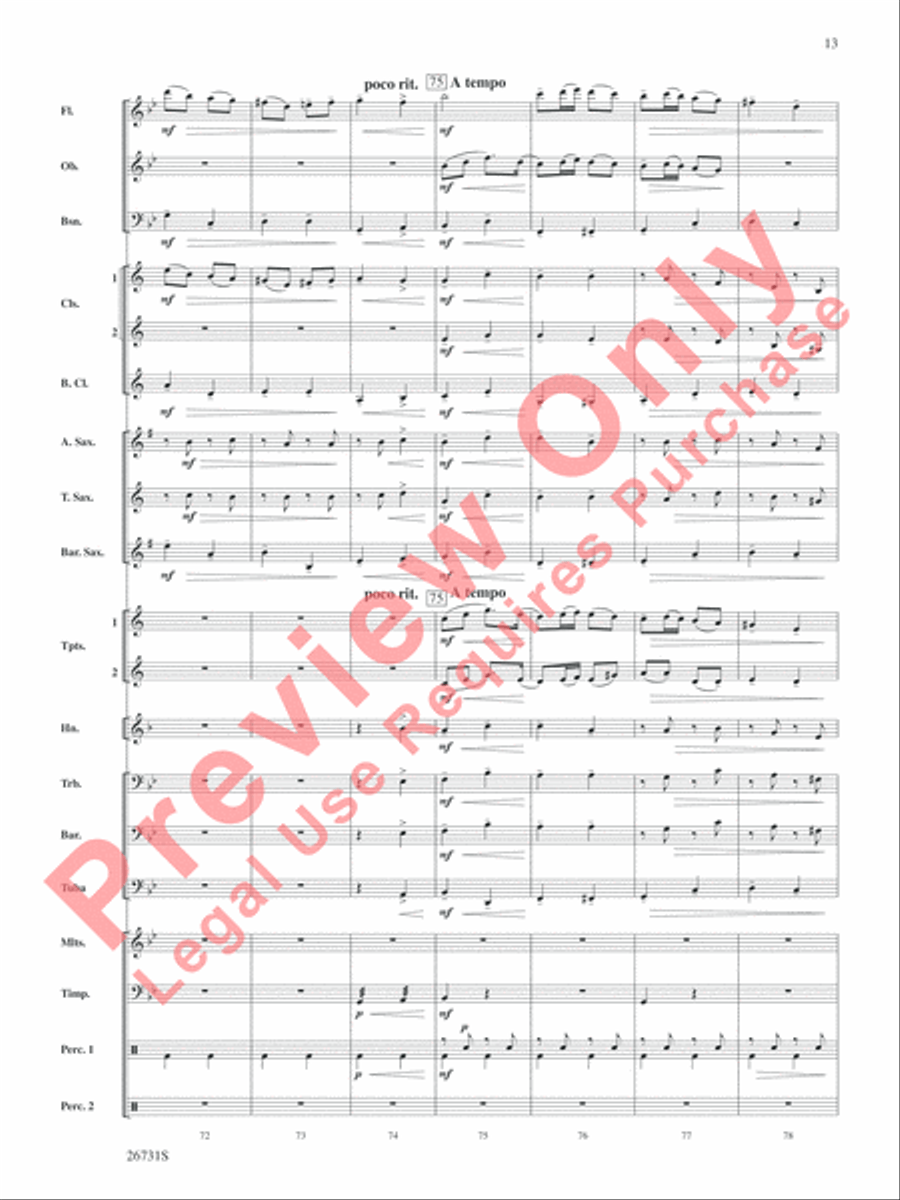 Christmastime in Russia Christmastime in Russia Concert Band scores gallery preview page 14