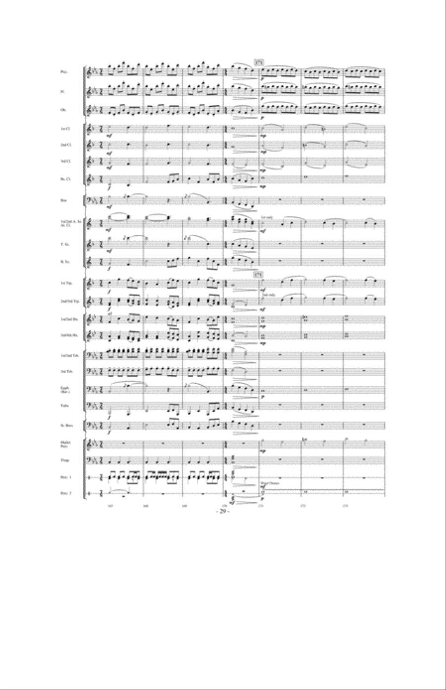 Moonscape Concert Band scores gallery preview page 28