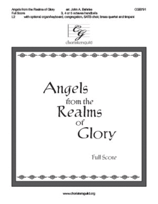 Book cover for Angels from the Realms of Glory - Full Score