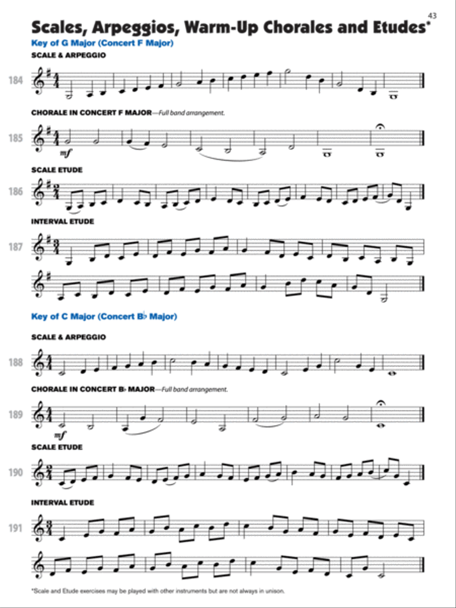 Sound Innovations for Concert Band, Book 1 Concert Band Methods scores gallery preview page 4