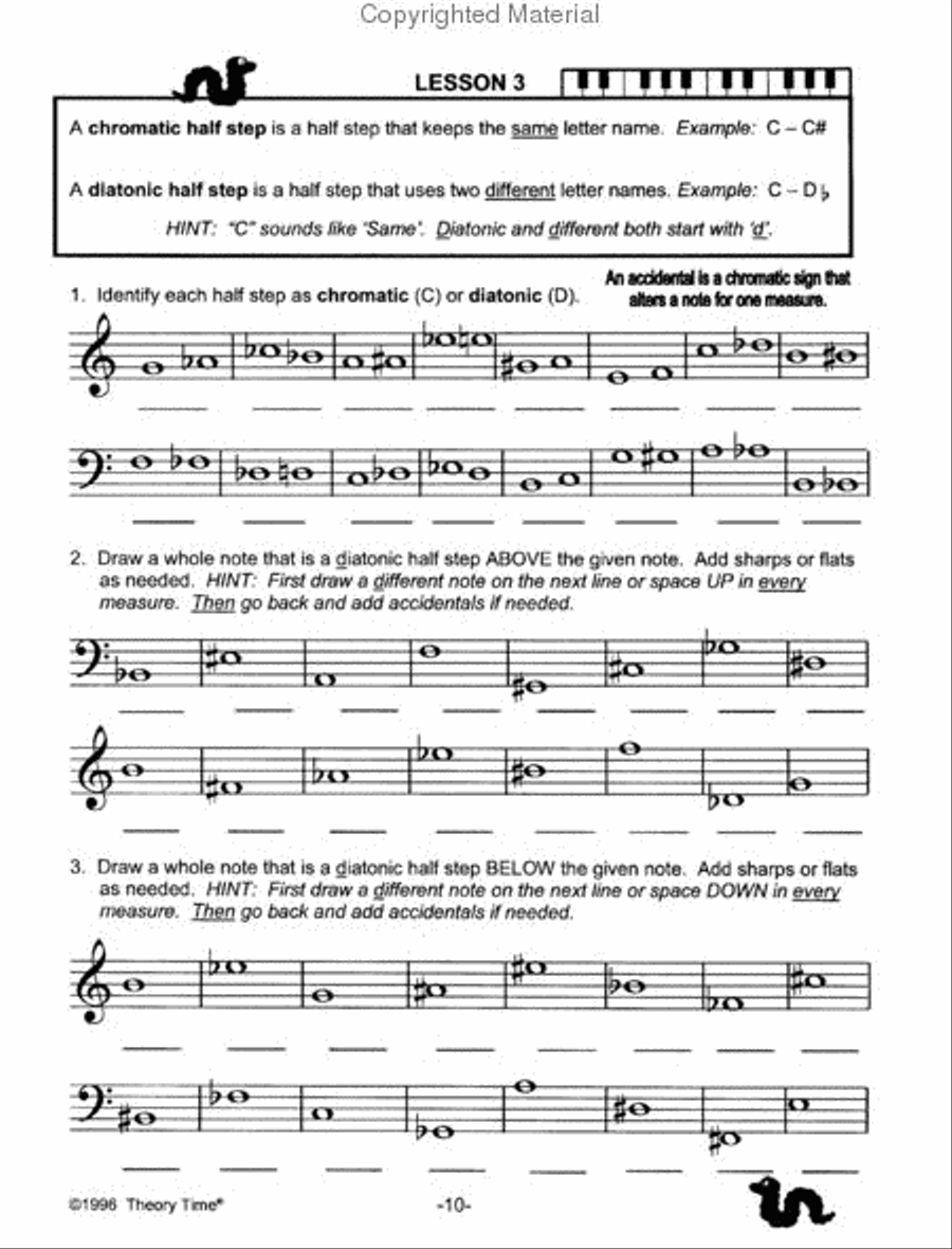 Theory Time Grade 8 Workbook Piano Method scores gallery preview page 3