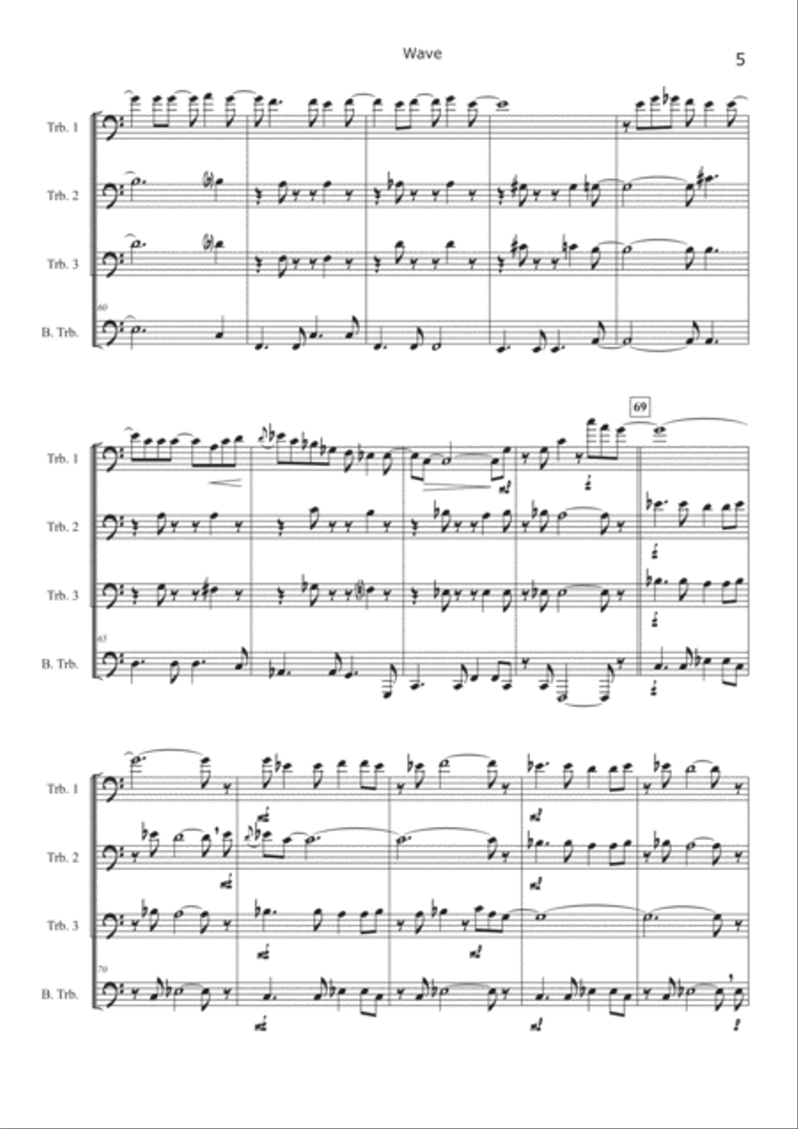 Wave Brass Ensemble scores gallery preview page 6