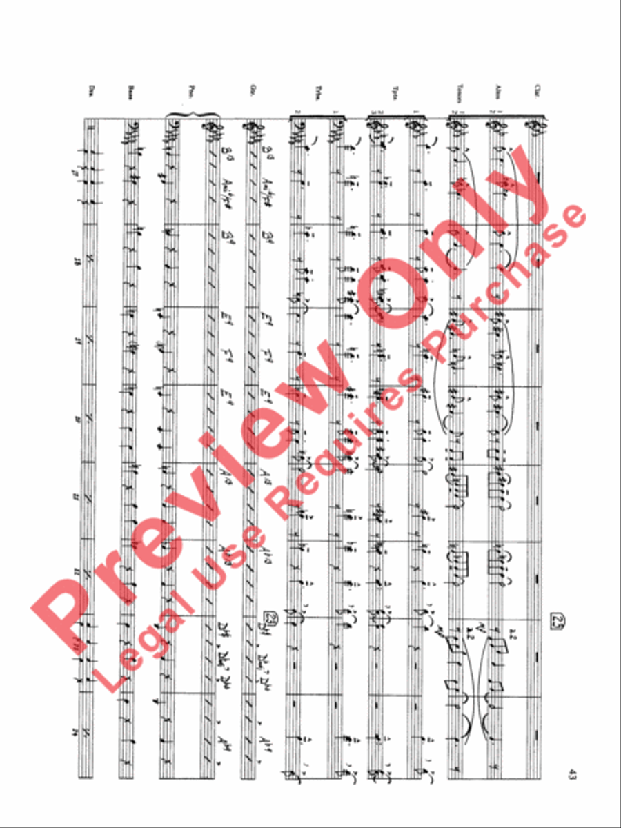 Original Big Band Sounds Big Band scores gallery preview page 44