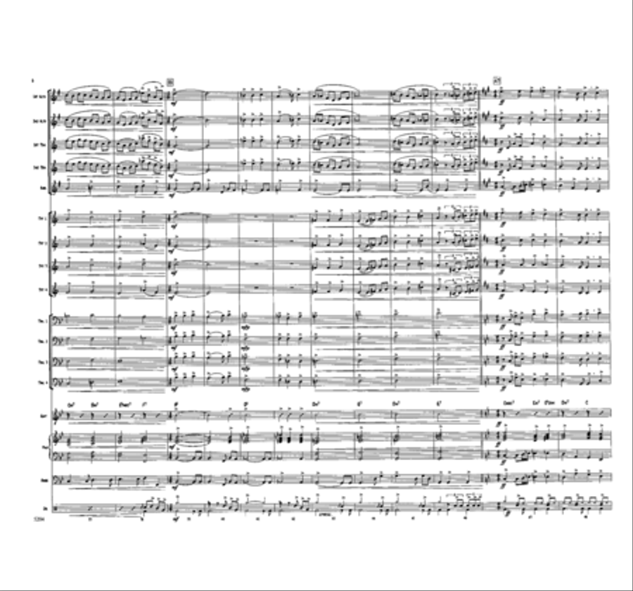 America the Beautiful Jazz Ensemble scores gallery preview page 5