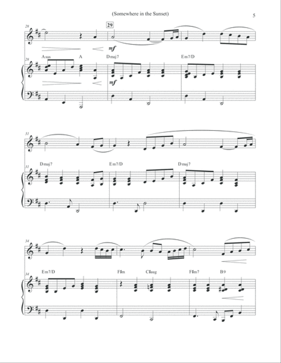 Oboe Dreams - 12 Original Compositions Piano scores gallery preview page 5