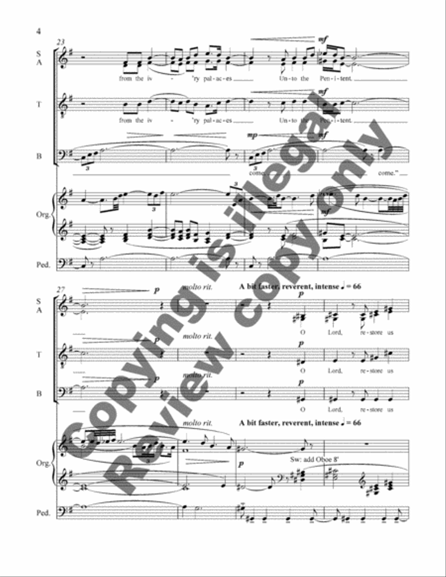 Advent 4-Part scores gallery preview page 5