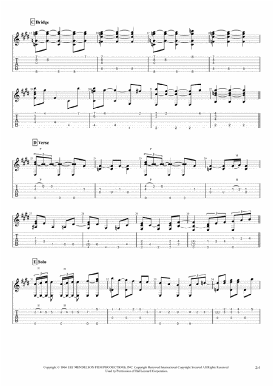 Christmas Time Is Here Christmas Time Is Here Electric Guitar scores gallery preview page 2