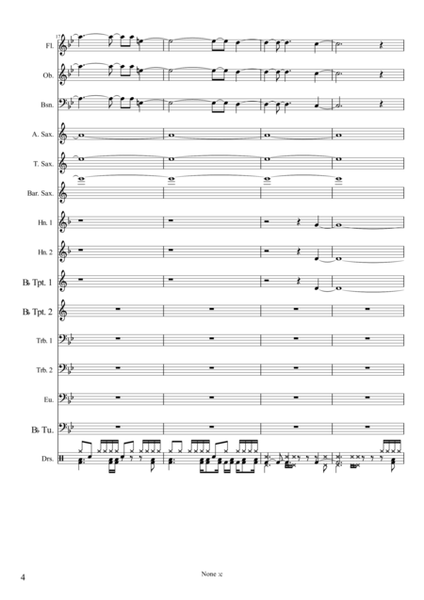 Hope and Sorrow - Conductor Score image number null