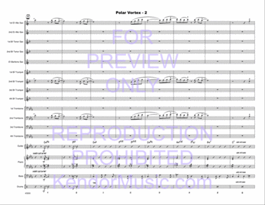 Polar Vortex Polar Vortex Jazz Ensemble scores gallery preview page 3