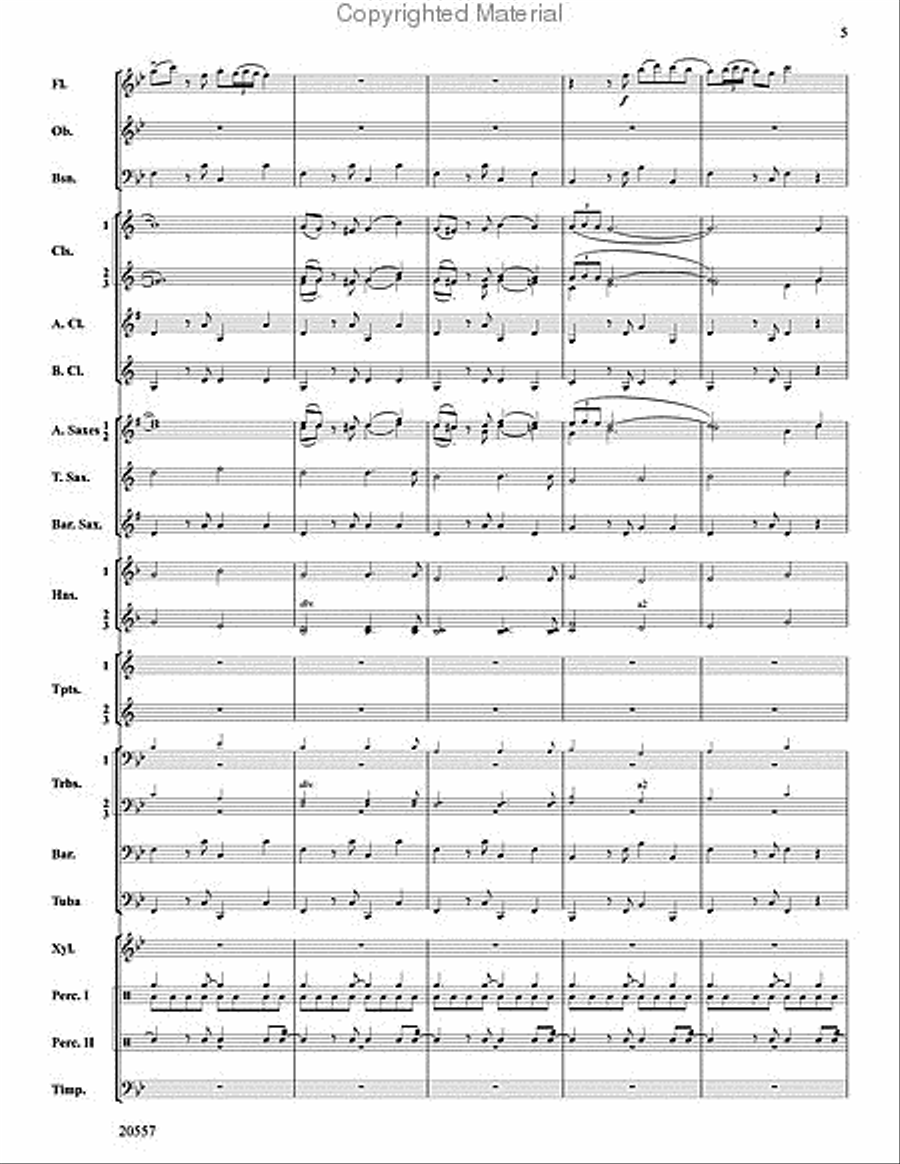 Sketches of Spain Sketches of Spain Concert Band scores gallery preview page 5