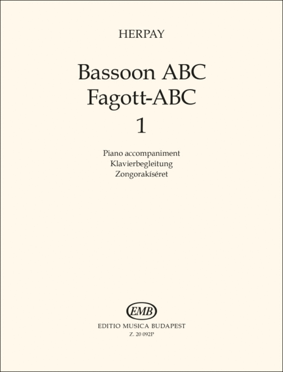 Bassoon ABC Book 1