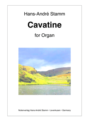 Book cover for Cavatine for organ