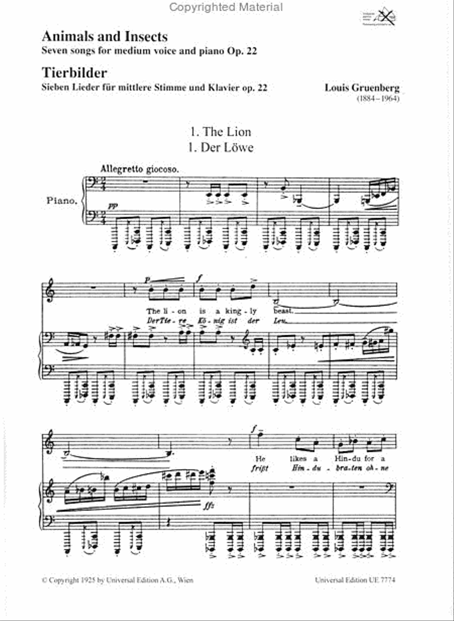 Animals and Insects Chamber Music scores gallery preview page 2