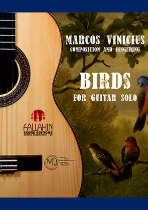 Book cover for BIRDS - MARCOS VINICIUS - FOR GUITAR SOLO