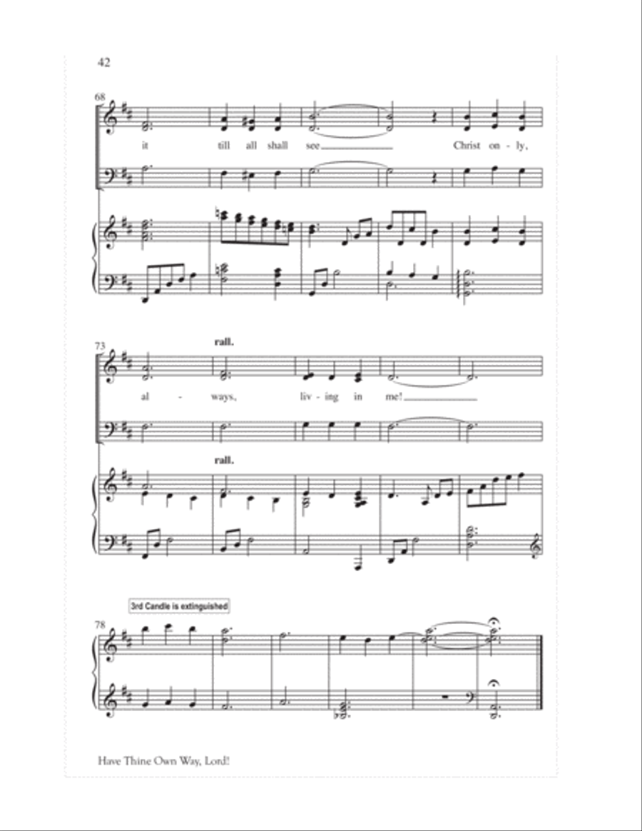 We Remember Calvary (SAB) 3-Part scores gallery preview page 45