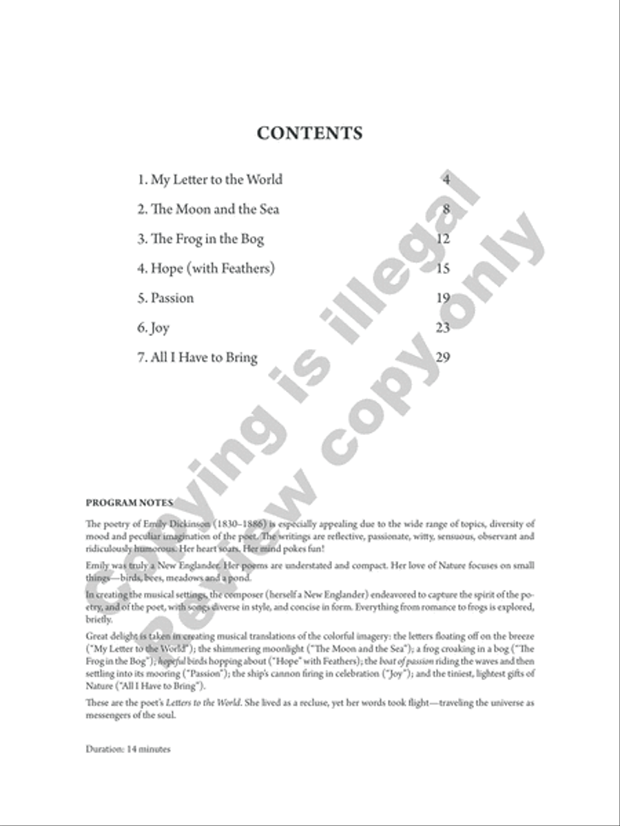 Emily! (from New England) Soprano Voice scores gallery preview page 19