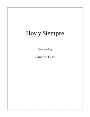 Book cover for Hoy y Siempre