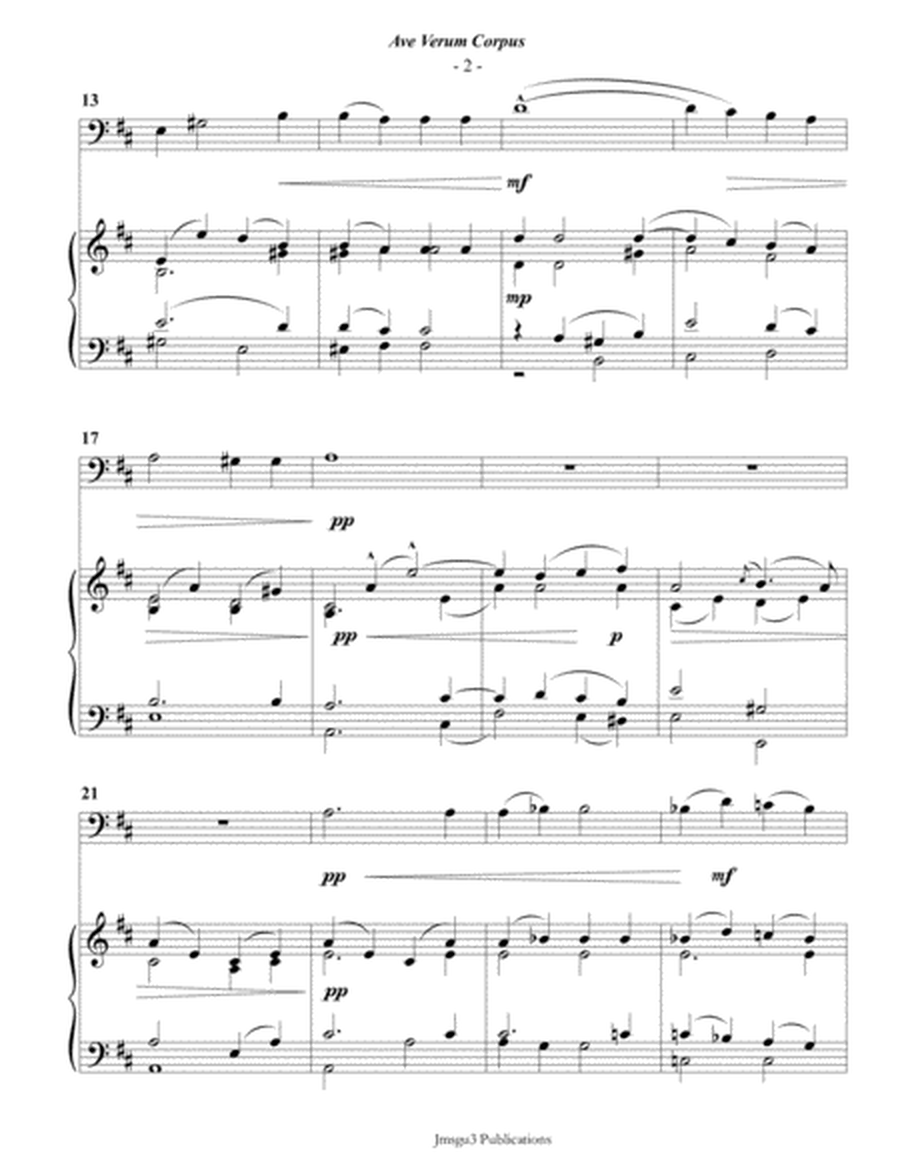 Mozart: Ave Verum Corpus for Euphonium & Piano image number null