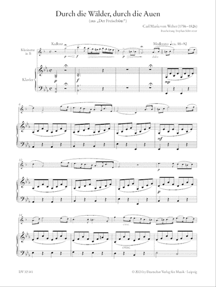 From Easy to Virtuoso Clarinet Solo scores gallery preview page 2