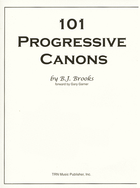101 Progressive Canons - Key of E-flat
