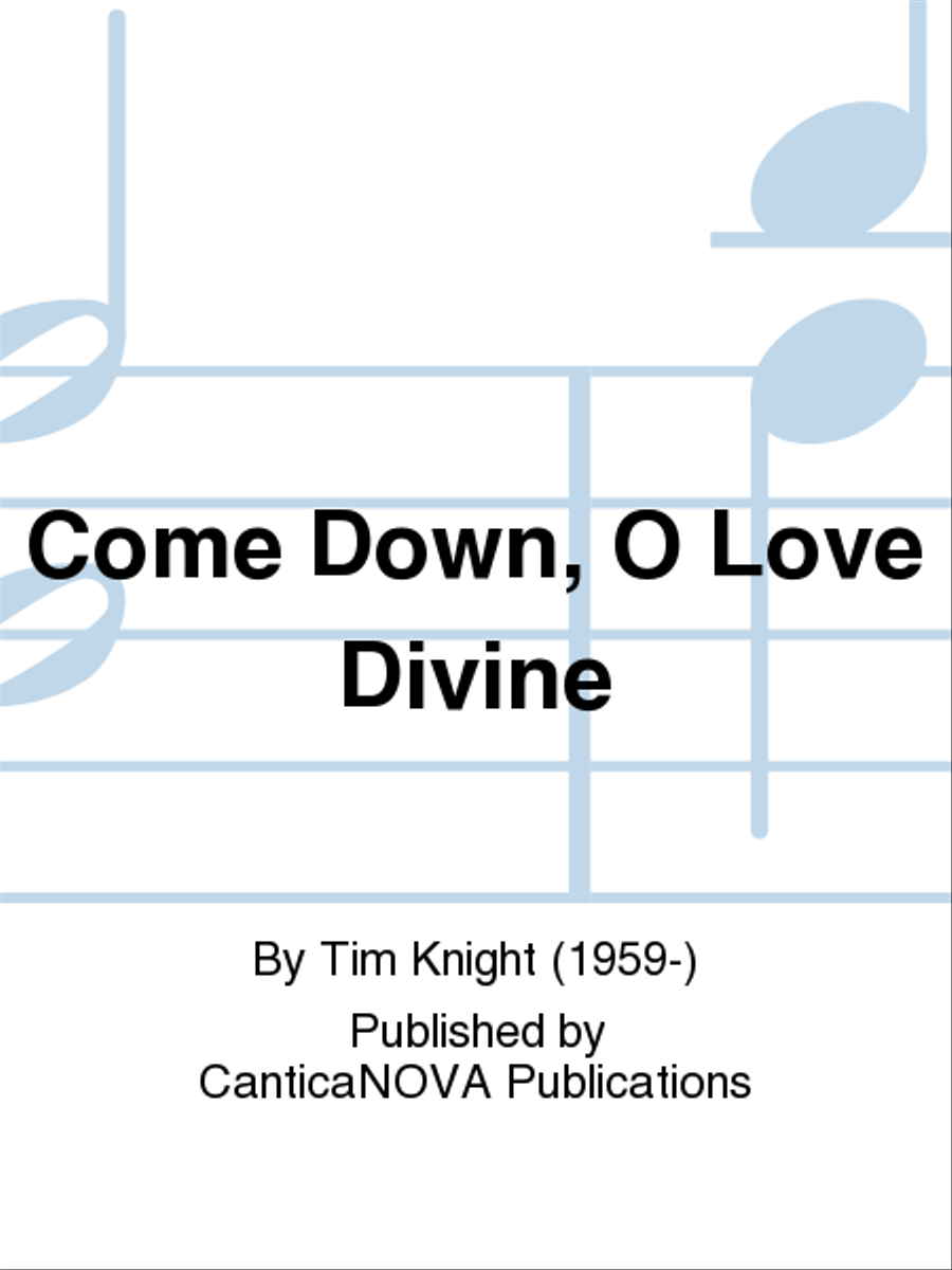 Come Down, O Love Divine Unison Choir scores gallery preview page 1