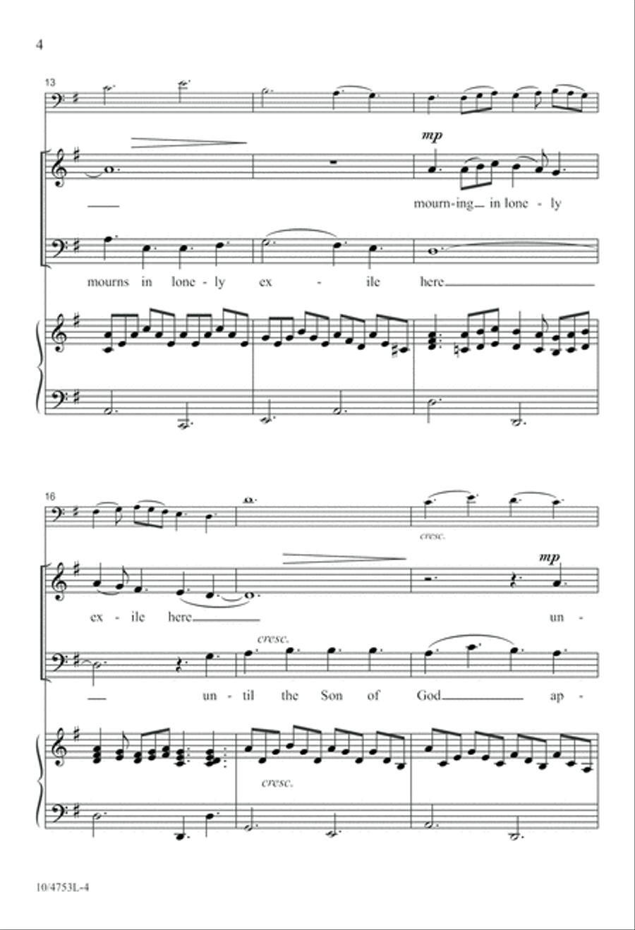 Emmanuel, Expected Jesus 2-Part scores gallery preview page 4