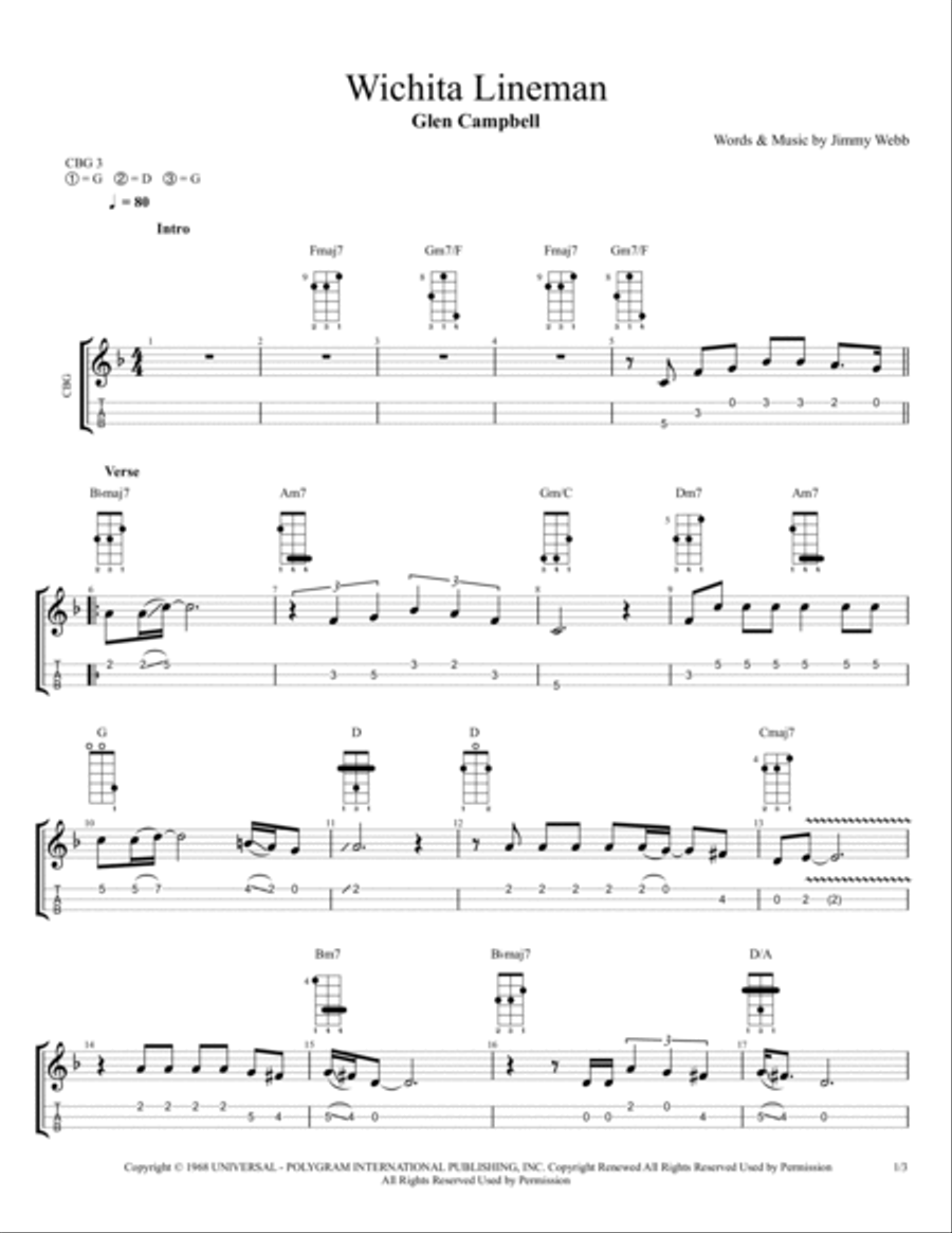 Wichita Lineman Wichita Lineman Part scores gallery preview page 2