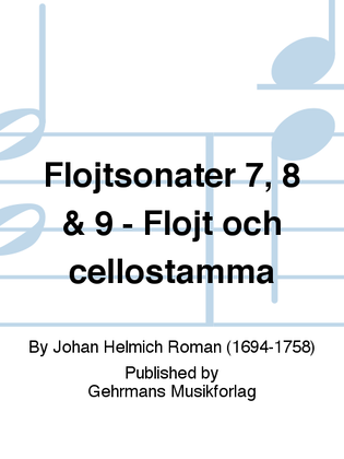 Flojtsonater 7, 8 & 9 - Flojt och cellostamma
