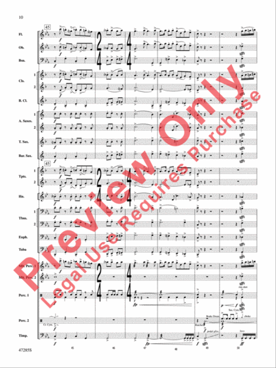 Extraordinary Machines of Clockwork and Steam Concert Band scores gallery preview page 11
