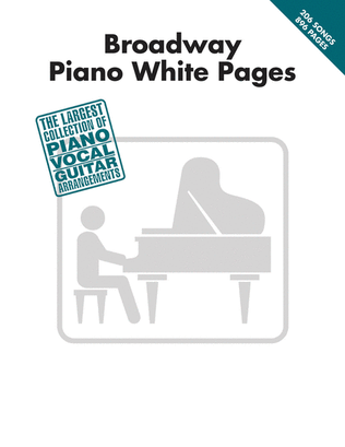 Book cover for Broadway Piano White Pages