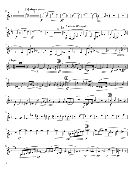Symphony No. 2, opus 29 for Bb Clarinet