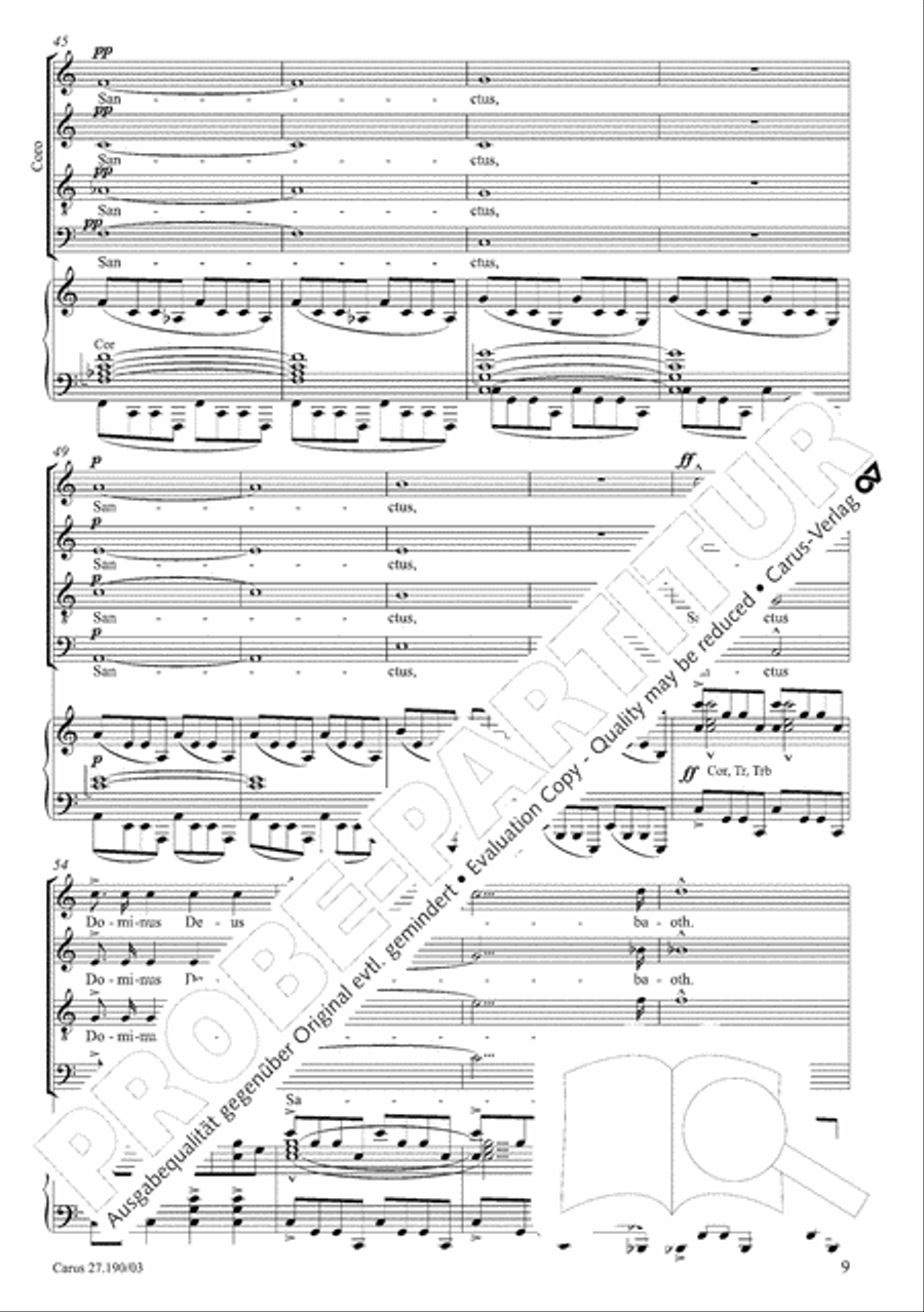 Te Deum 4-Part scores gallery preview page 10