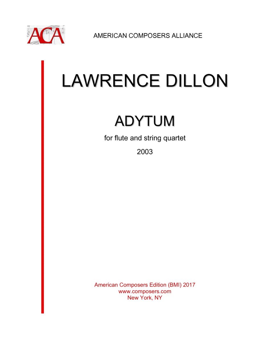 [Dillon] Adytum