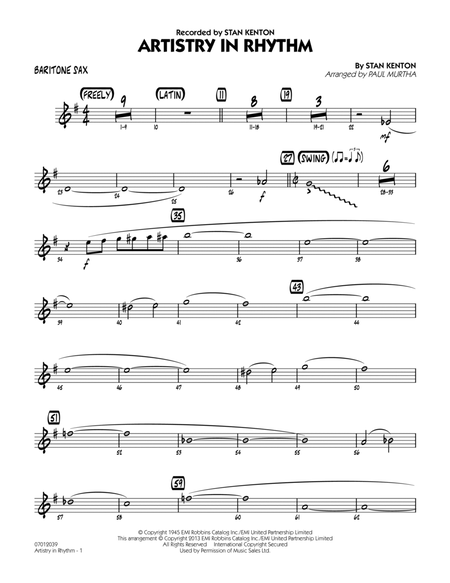 Artistry in Rhythm - Baritone Sax