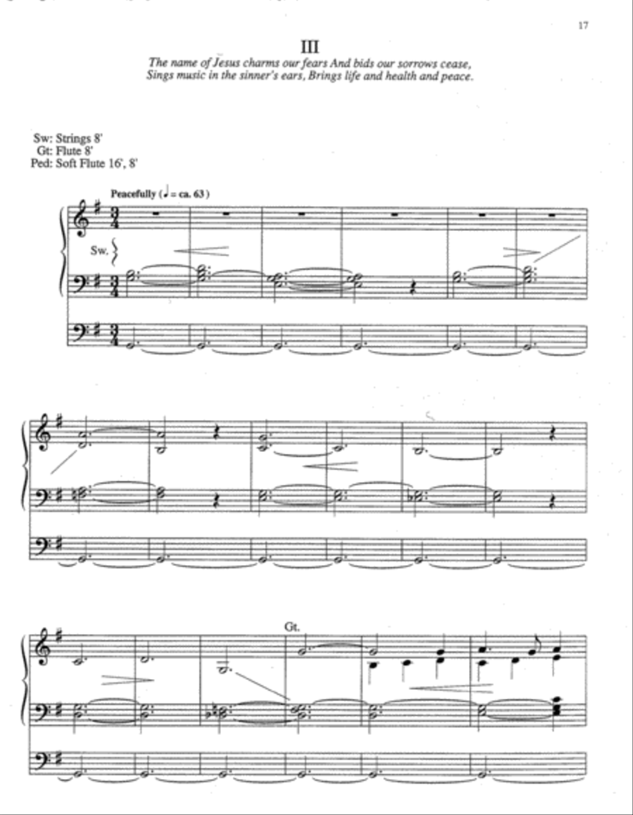 Three Hymns of Praise, Set 6 Organ scores gallery preview page 6