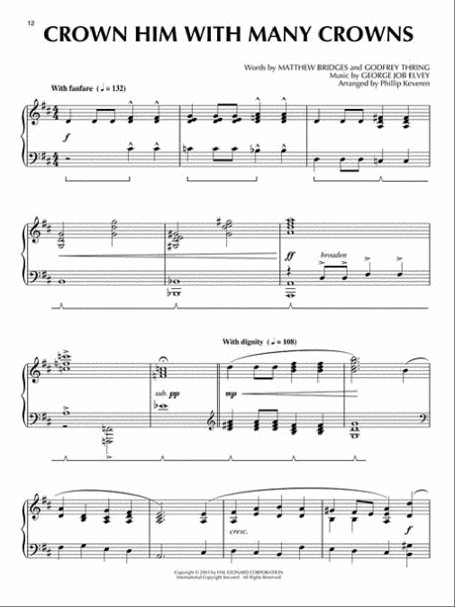 The Hymn Collection The Hymn Collection Piano Solo scores gallery preview page 3