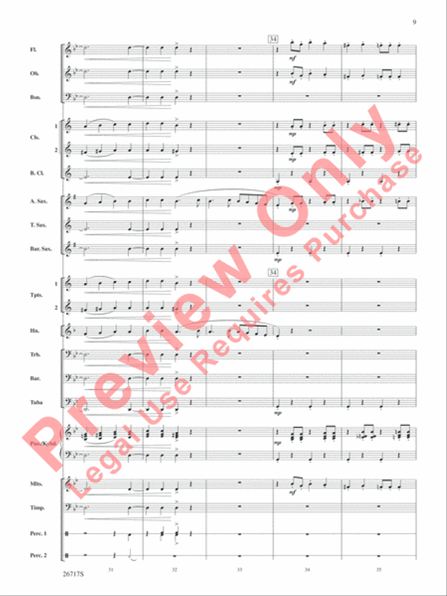 Dance of the Sugar Plum Fairy Concert Band Methods scores gallery preview page 10